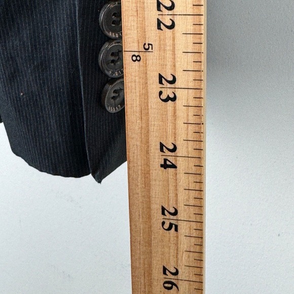 Saint Paul Blazer Sport Coat Men‎ XL Black Cotton Blend 2 Button Jacket Casual - Picture 10 of 12